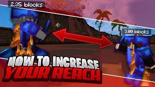 How to INCREASE YOUR REACH in Minecraft PvP!