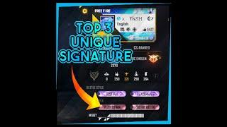 How to add gun signature's in freefire Bio ||freefire unique signature ||#freefireindia