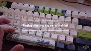 Varmilo panda VA108M cherry Mx silent red unboxing