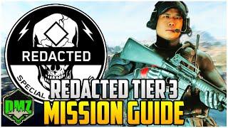 Redacted Tier 3 Mission Guide For Season 3 Warzone 2.0 DMZ (DMZ Tips & Tricks)