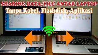 SHARING FOLDER/FILE/DATA ANTAR LAPTOP DENGAN WIFI - Share Files Between Two Computers Using WiFi