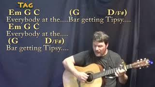 "Tipsy" A Bar Song  (Shaboozey) Fingerstyle Guitar Cover Lesson with Chords/Lyrics - Capo 2nd Fret