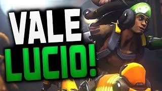 VALE AMAZING LUCIO GAMEPLAY?! [ OVERWATCH SEASON 18 TOP 500 ]