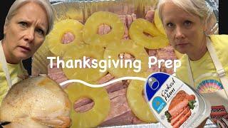 Momma preps for Thanksgiving dinner!! And….