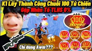 K1 Vui Mừng Vì Leo Thành Công “Chuỗi 100 Tử Chiến Đầu Tiên Tại VN” Lấy Luôn Top 1 Awm Và Cái Kết ???