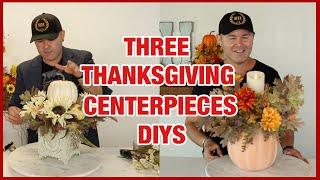 3 Thanksgiving CENTERPIECES DIYS / How To Make A Thanksgiving Centerpiece / Ramon At Home