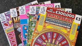 £15 Mix of Allwyn UK National Lottery Scratch Cards