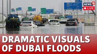 Dubai Rain LIVE Updates | Heavy Rain In Dubai Leads To Flood In The Desert City Of Dubai | N18L