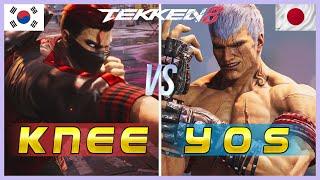 Tekken 8 ▰ KNEE (Bryan) Vs YOS (Bryan) ▰ Ranked Matches