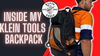 Klein tools electricians backpack inside my load out. Tradesman pro