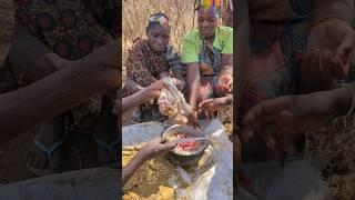 Incredible lifestyle  hadzabe tribe Prepare their lunchtime that's Amazing tradition lifestyle.