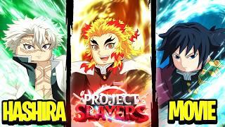 Spending 100 Days Going From NOOB To EVERY HASHIRA In Project Slayers [MOVIE]