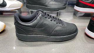 Nike Court Vision Low Next Nature “Triple Black” - Style Code: DH2987-002