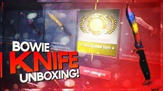 MARBLE FADE BOWIE KNIFE UNBOXING!