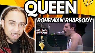 WOW!!! Queen - Bohemian Rhapsody Live Aid 1985 [FIRST TIME UK REACTION]