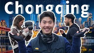 Triple Challenges of European young man in Chongqing!   China travel | Hotpot | Hongyadong