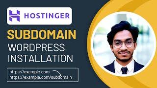 How to Create a Subdomain + Install WordPress with Hostinger | Hostinger Subdomain