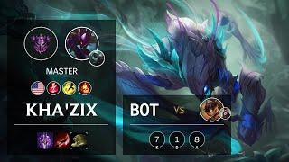 Kha'Zix Bot vs Ziggs - NA Master Patch 10.13