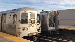 MTA New York City Subway A & C Train Action w/ R42 Retirement Train (2/12/20)