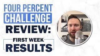 Four Percent Challenge Review | (4%) First Week Results