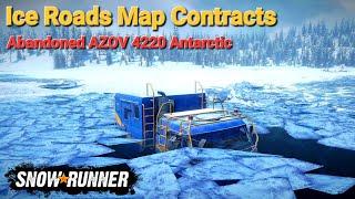 SnowRunner: Ice Roads Map Contracts - Abandoned AZOV 4220 Antarctic