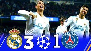 Real Madrid 3 × 1 PSG◽ Cristiano Ronaldo and Marcello Destroyed Neymar jr and PSG | UCL 2017-2018