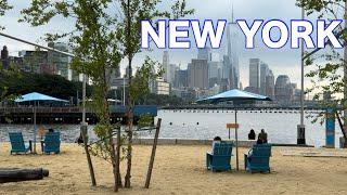 NEW YORK CITY Walking Tour [4K] - Hudson Yard, Vessel, High Line Park, Gansevoort Peninsula & Beach