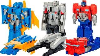 NEW Transformers ONE 1-Step COG Changers Optimus Prime, Sentinel Prime, and Megatron!