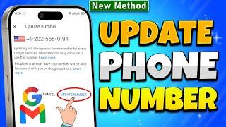 How to update Gmail or Google Account Phone Number 2025 [ Quick & Easy ]