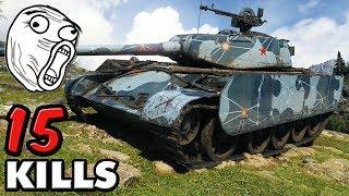 T-44-100 (R) - 15 KILLS - World of Tanks Gameplay