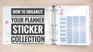 How To Organize Your Planner Sticker Collection