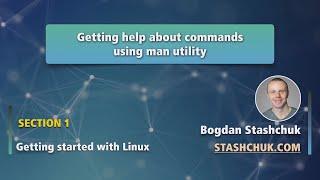 Linux Tutorial: 6 Getting help about commands using man utility