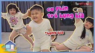 Cu Phin bụng bia nặng gần bằng mẹ Quỳnh Quỳnh, kiểu này chắc khỏi mua tạ chỉ cần ẵm cu Phin