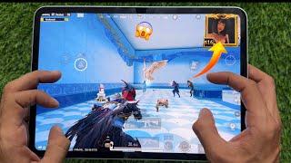 IPAD PRO M4 PUBG TEST HDR+EXTREME 4 Fingers claw + Best Sensitivity  BGMI  l iPad Pro M4 HANDCAM