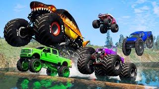 Monster Trucks Mud Battle #31 - Beamng drive