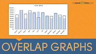 Overlap Graphs in Excel - Actual v Plan/Target