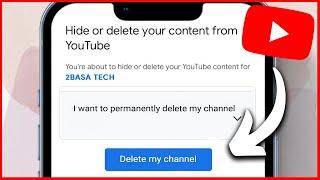 How to Delete YouTube Channel on Mobile (2024)