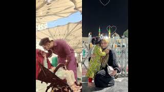 Muneeb Bhatt & Aiman Khan Cute pictures in Madinah Munawara 2022 |