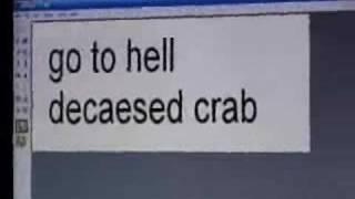 DECEASED CRAB YOU RUINED IT