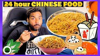 Eating Chinese Food for 24 Hour Food Challenge  | Veggie Paaji
