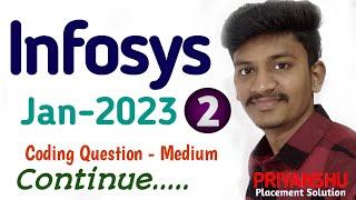 Infosys SP coding Question 2023 #2 | Infosys Specialist programmer coding questions 2023 | Infosys