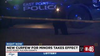 East Point curfew for juveniles goes into effect