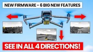 FIRMWARE UPDATE - 6 BIG NEW Features - SEE IN ALL 4 DIRECTIONS! | DJI Mavic 3 PRO & Mavic 3