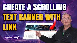 Divi Mastery: Build an Unbelievable Scrolling Text Banner with Link!