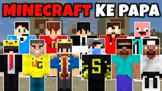 When Gamers Glitch The Minecraft | Ft. Anshu Bisht, Yessmartypie , Techno, Bixu , Rawknee, Andreobee