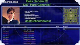 Boss General 1 vs 7 Hard Generals. (destructionfortress)