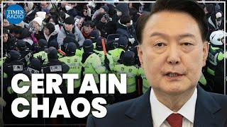 Unprecedented scenes in South Korea as police fail to arrest President Yoon