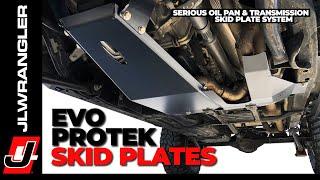 Jeep JL Wrangler Skid Plates EVO ProTek Engine Oil Pan and Transmission Protection HOW TO INSTALL