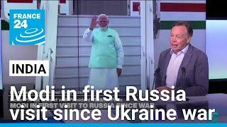 India's Modi lands in Russia for first visit since Ukraine war • FRANCE 24 English