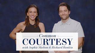 Sophie Skelton and Richard Rankin Debate Honesty vs. Manners | Common Courtesy | Town & Country